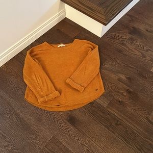 Monk & Lou Ribbed Sweater size small - burnt orange